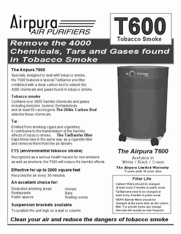 Airpura Industries Air Cleaner T600-page_pdf